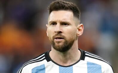 لبخند جالب مسی وقتی خبرنگار به او می‌گوید GOAT/ ویدئو
