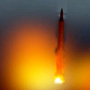 تصاویری از یک موشک سپاه که آبی شد