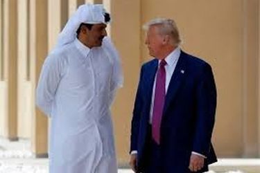 تماس تلفنی فوری ترامپ با امیر قطر همزمان با حضور لاریجانی