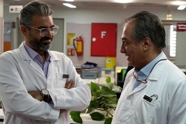 بازیگر سریال ساهره و همسرش در یک قاب عاشقانه