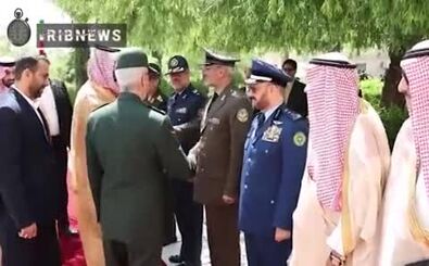 استقبال از برادر محمد بن سلمان در تهران/ ویدئو
