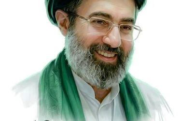 عکسی که تسنیم از رهبر جدید و علی لاریجانی منتشر کرد