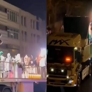 ماشین عروس متفاوت که تهران را به هم ریخت/ ویدئو