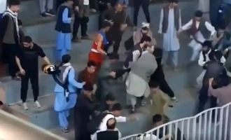 درگیری طالبان با ورزشکاران بر سر پوشش لباس ورزشی/ ویدئو