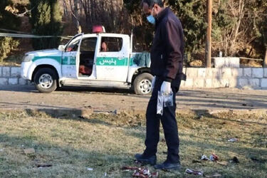تصویری از۲ مامور انتظامی که در شهرستان بمپور شهید شدند