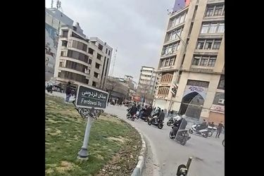 تصاویری دلخراش از حمله دیروز اسرائیل به میدان فردوسی تهران