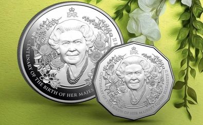 عکس فاجعه ملکه روی سکه‌های جدید 