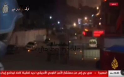 لحظه ترور رهبر حماس حین پخش زنده الجزیره!
