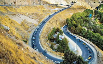 گردهمایی میلیونی در جاده چالوس/ ویدئو
