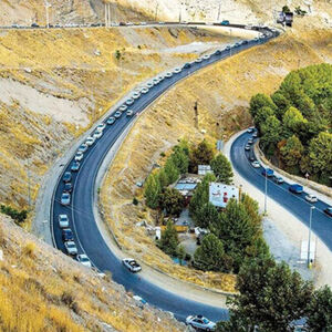گردهمایی میلیونی در جاده چالوس/ ویدئو