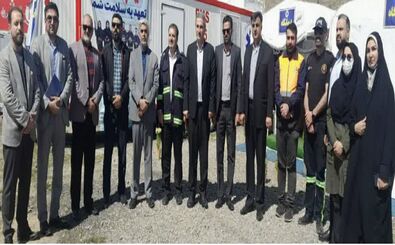 حضور شهردار سعیدآباد جاجرود در پایش میدانی فرماندار شهرستان پردیس از وضعیت ایستگاه‌های خدمات نوروزی 
