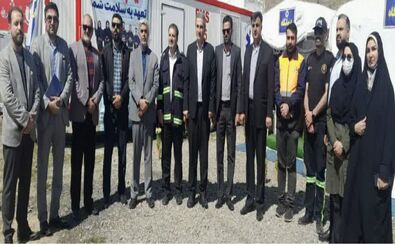 حضور شهردار سعیدآباد جاجرود در پایش میدانی فرماندار شهرستان پردیس از وضعیت ایستگاه‌های خدمات نوروزی 