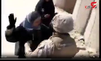 فیلم دست درازی به بدن زن چادری در ایست بازرسی یک مامور 
