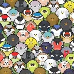 کرم خاکی را میان پرندگان پیدا کنید!