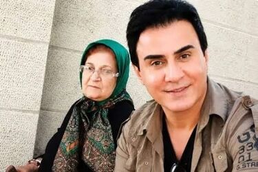 تصاویری از مراسم خاکسپاری مادر داریوش فرضیایی/ ویدئو