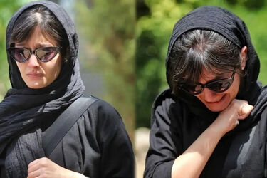 استوری پردیس احمدیه در تشییع رهبر شهید/ عکس