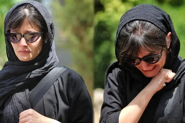 استوری پردیس احمدیه در تشییع رهبر شهید/ عکس