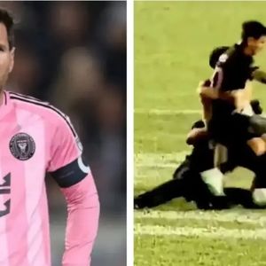 لیونل مسی کتک خورد، بازی بهم ریخت