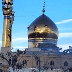 تصاویری تلخ از حسینیه اعظم زنجان پس از بمباران/ ویدئو