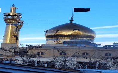 تصاویری تلخ از حسینیه اعظم زنجان پس از بمباران/ ویدئو