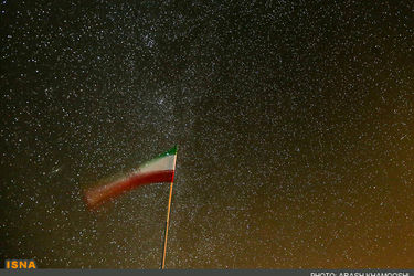 تصاویر موشک قاره‌پیما که در آسمان خاورمیانه دیده شد