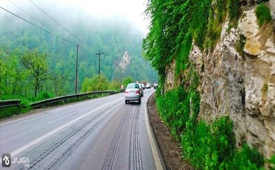  وضعیت عجیب جاده‌های منتهی به شمال!/ ویدئو
