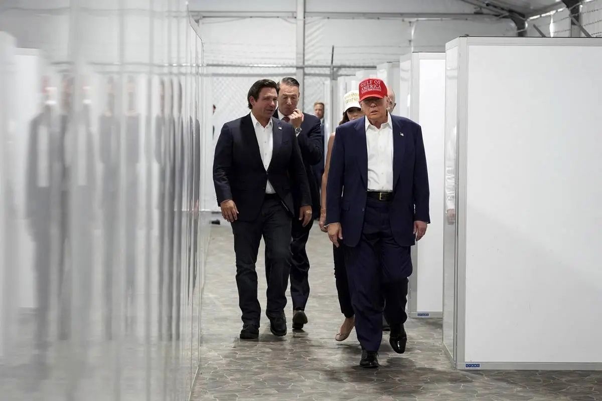 ترامپ در بازدید از زندان آلکاتراز: بایدن می‌خواست من اینجا باشم/ ویدئو