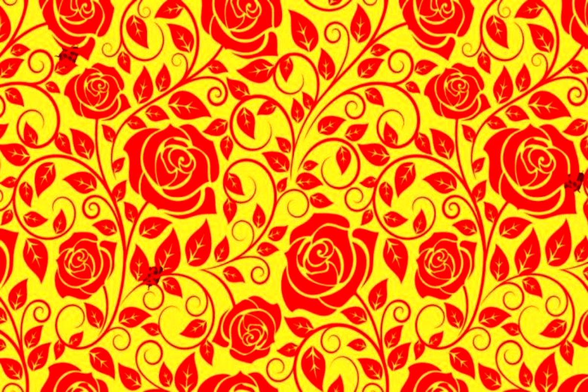  ۳ کفشدوزک را در میان گل‌های رز پیدا کنید؟/ تست بینایی