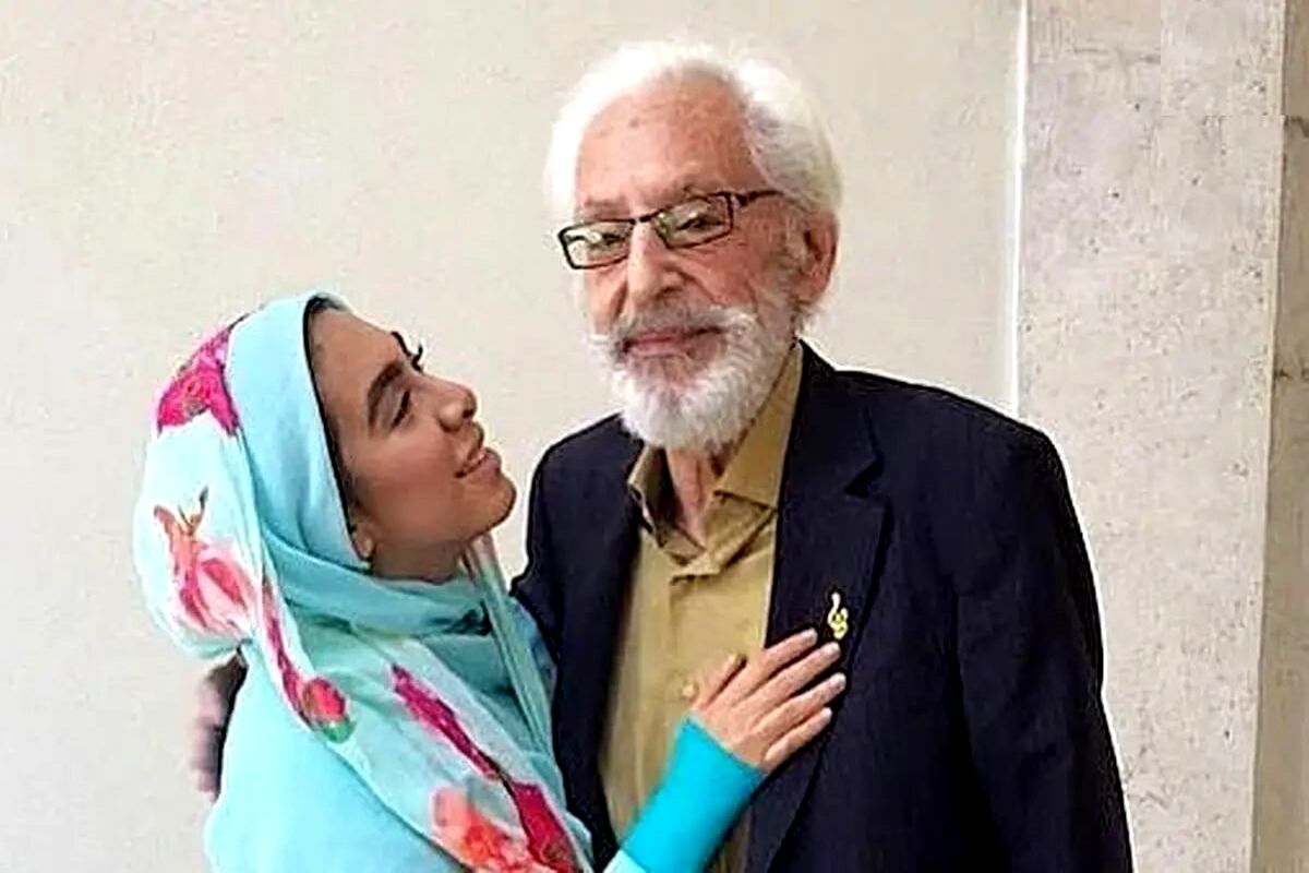  «جمشید مشایخی» در 37 سالگی در کنار «سوسن خواننده»/ عکس