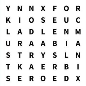  کلمه پنهان شده در این جدول حروف را در 6 ثانیه پیدا کنید