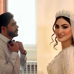 دیزاین فوق لاکچری کیک عروسی مریم مومن / ویدئو