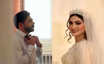 دیزاین فوق لاکچری کیک عروسی مریم مومن / ویدئو