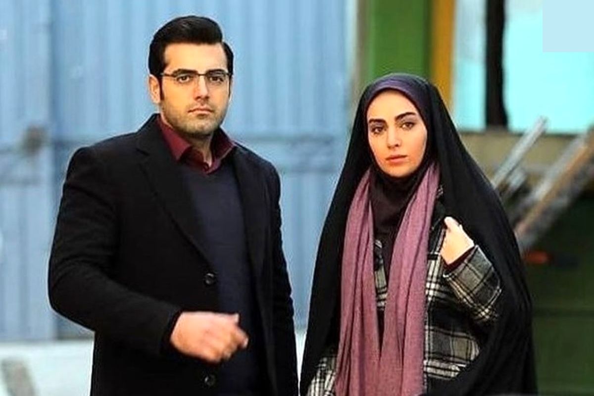 «جواد جوادی» بچه مهندس در کنار همسرش