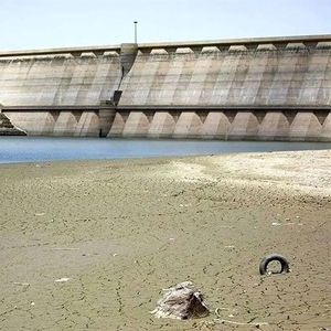 تصویری هولناک از سد کرج/ اولین جمعه آبان