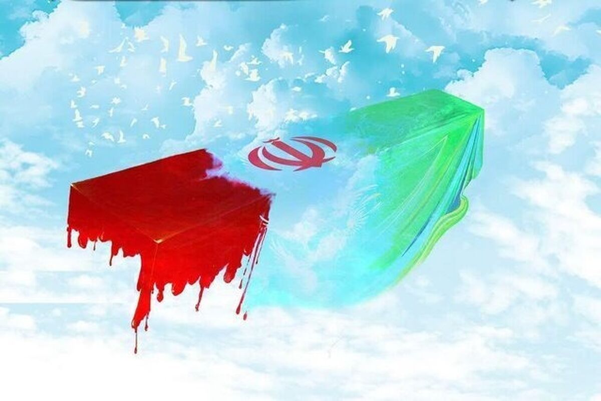 عکسی دیده نشده از داماد شهید، دختر و نوه رهبر انقلاب در آبمیوه فروشی