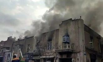 گراند هتل در آتش سوخت