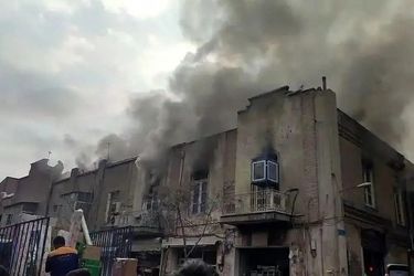 گراند هتل در آتش سوخت