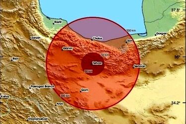 زلزله نسبتا شدید در تهران/ هلال احمر در آماده‌باش/ لرزش‌ها قطع نمی شوند/ زلزله امشب نظامی و تسلیحاتی بود؟