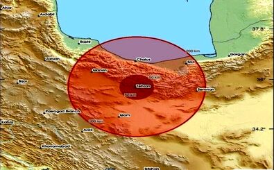 زلزله نسبتا شدید در تهران/ هلال احمر در آماده‌باش/ لرزش‌ها قطع نمی شوند/ زلزله امشب نظامی و تسلیحاتی بود؟
