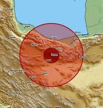 زلزله نسبتا شدید در تهران/ هلال احمر در آماده‌باش/ لرزش‌ها قطع نمی شوند/ زلزله امشب نظامی و تسلیحاتی بود؟