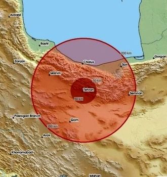 زلزله نسبتا شدید در تهران/ هلال احمر در آماده‌باش/ لرزش‌ها قطع نمی شوند/ زلزله امشب نظامی و تسلیحاتی بود؟