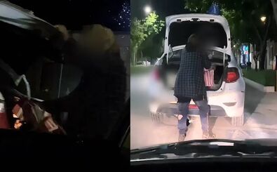 فیلم پولدارترین خانم گدای تهرانی!/ رهگذران شوکه شدند