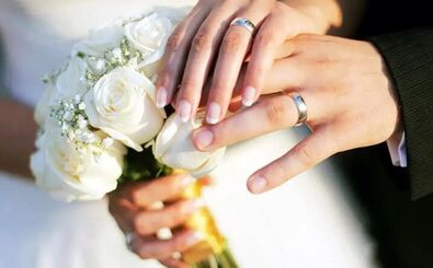 لباس عروس ها در مراسم ازدواج گروهی در نوار غزه/ عکس