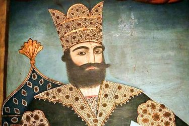 تصویر «محمدشاه قاجار» در روز تاج‌گذاری