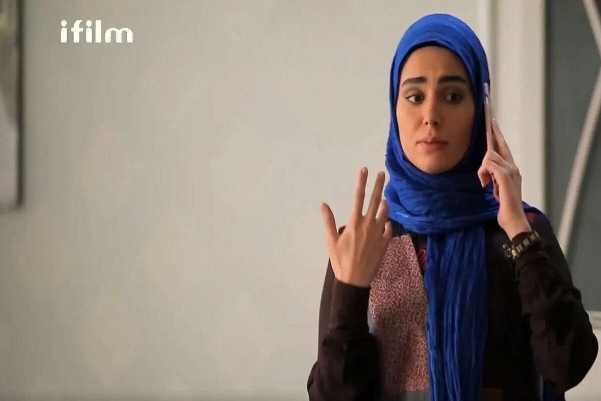 قاب دو نفره آفرین و محمدعلی در پشت صحنه آنام/ عکس