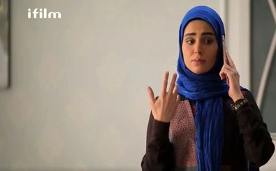 قاب دو نفره آفرین و محمدعلی در پشت صحنه آنام/ عکس