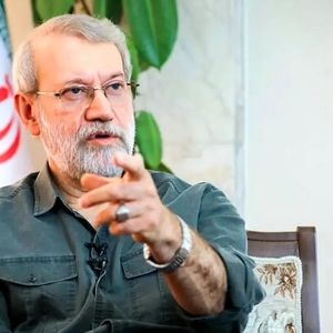 کاپشن لاریجانی ترند شد!