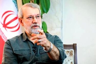 کاپشن لاریجانی ترند شد!