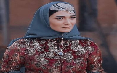 کیف عجیب بازیگر سریال بانوی عمارت در یک مراسم/ عکس