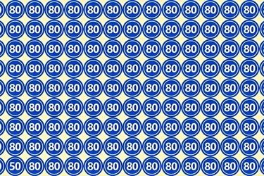 با پیدا کردن اعداد 60 و 50 میان اعداد 80 تیزبینی خود را ثابت کنید!